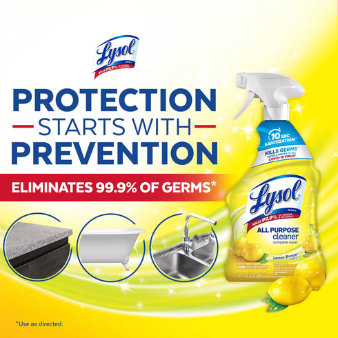Lysol All-Purpose Cleaner - Lemon Breeze, 4 pk./32 oz.